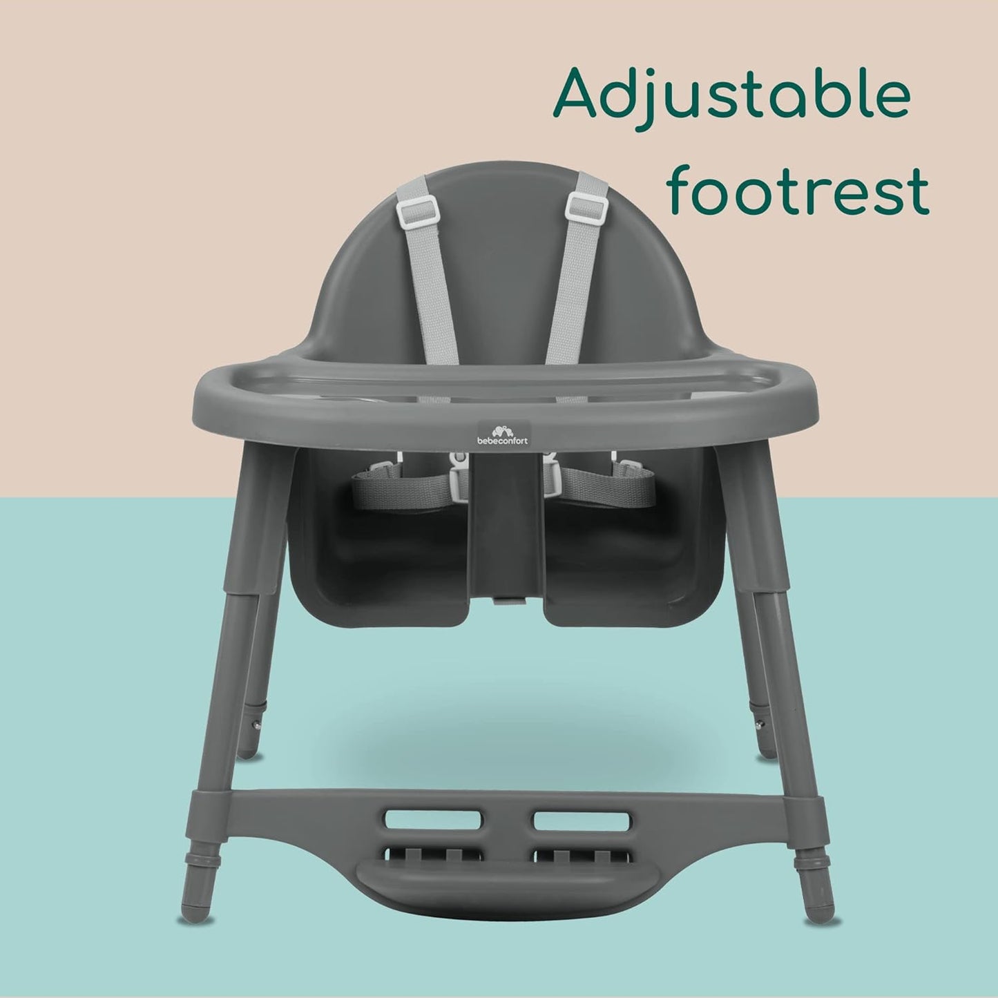 2-In-1 Adjustable Baby High Chair