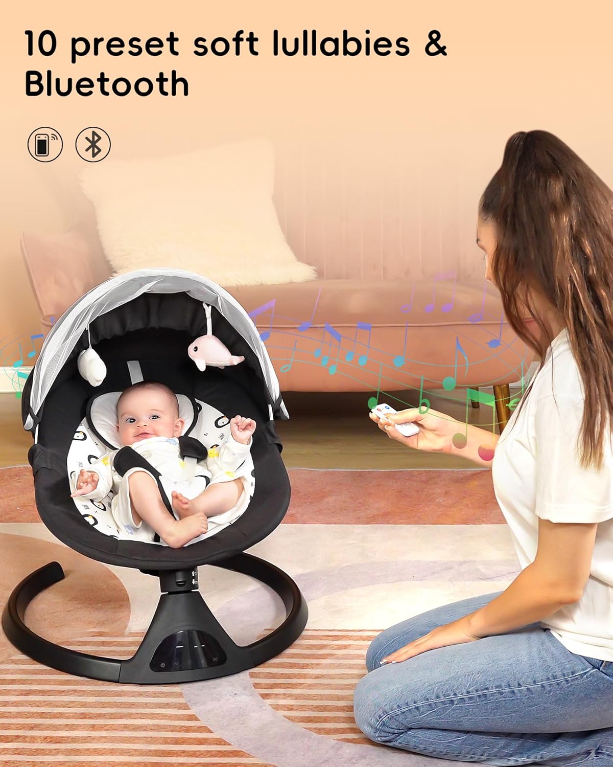 Electric Baby Swing for Infants