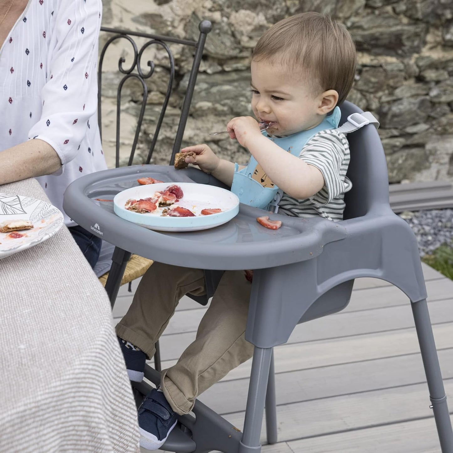 2-In-1 Adjustable Baby High Chair
